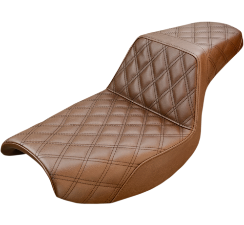 Saddlemen Step-Up Seat brown Fits: > 82-94 and 00-04 FXR