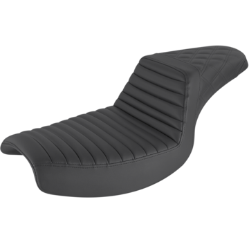 Saddlemen Front Tuck-n-Roll, Rear Lattice Stitch Step-Up  Seat  Fits: > 82-94 and 00-04 FXR