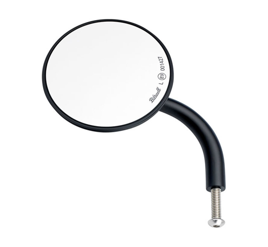 Utility round mirror short stem