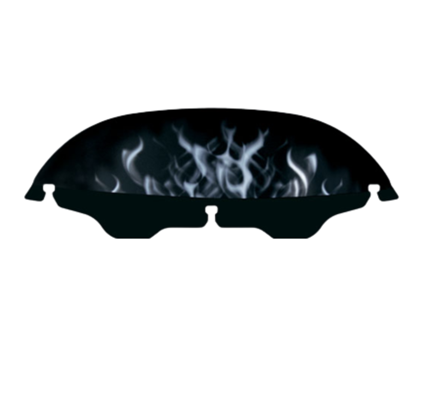 Dresser windshield Flames Fits: > 96-13 FLHT FLHTC FLHTCU FLHX