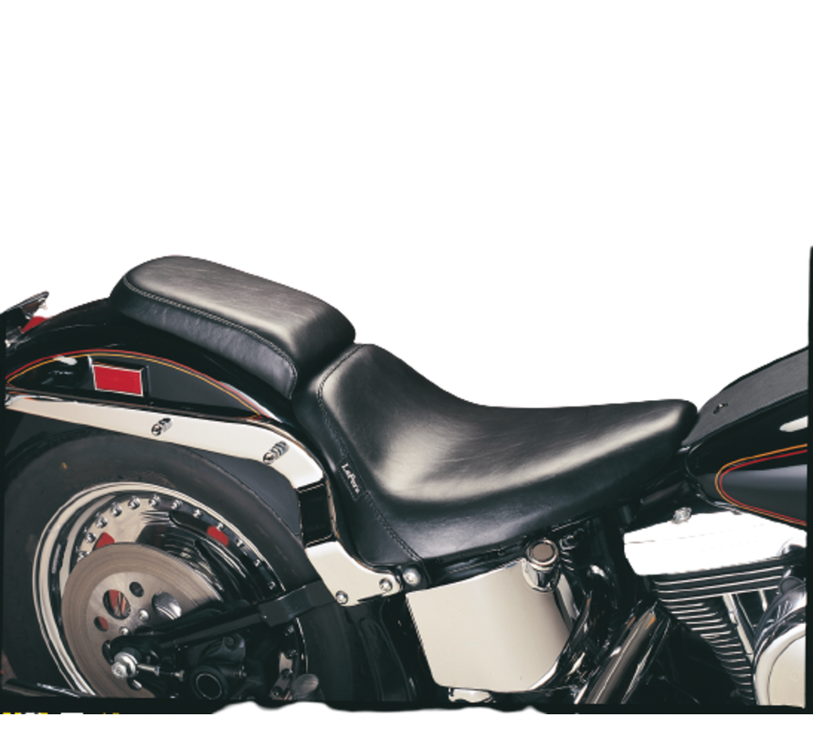 zadel solo Bare Bone Smooth Biker Gel Past op: > 84-99 Softail