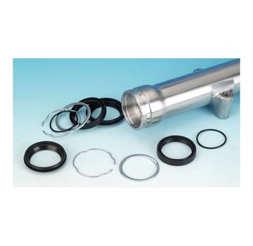 James seal rebuild kit 49mm fork tubes Fits:> Fits: > 18-21 Softail, 06-17 Dyna etc etc