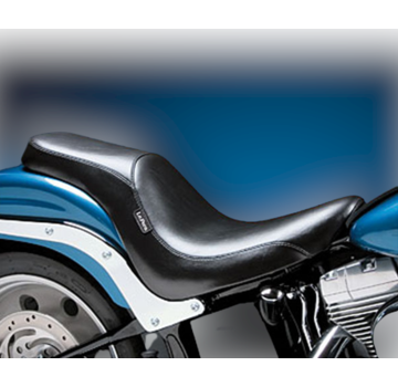 Le Pera Silhouette 2-up seat Gel Fits: > 06-17 Softail with 200mm rear tire