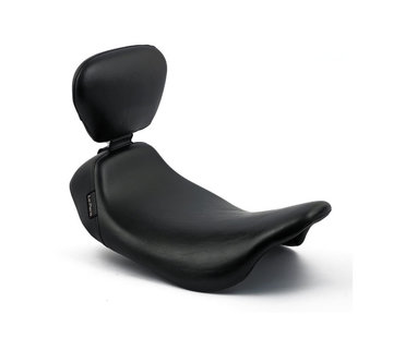 Le Pera seat solo Bare Bone with backrest Fits: > 08-22 Touring