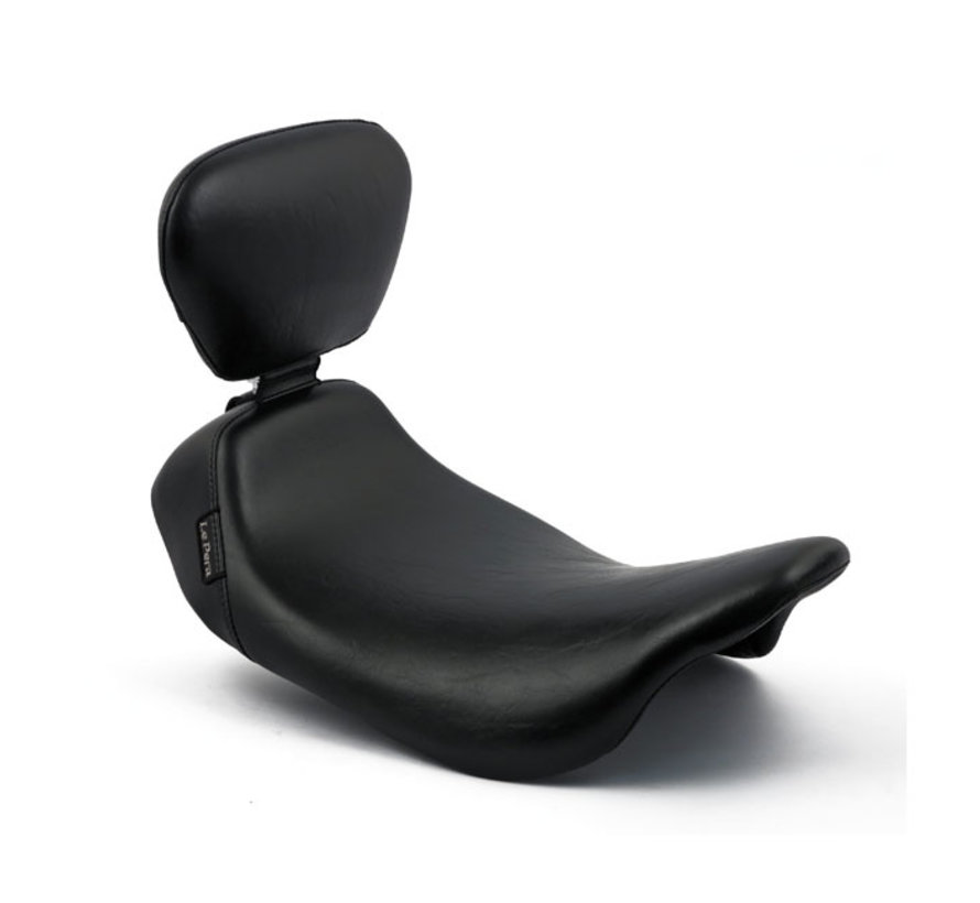 seat solo Bare Bone with backrest Fits: > 08-22 Touring