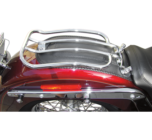 Motherwell seat solo luggage rack Softail 05-up