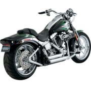 Vance & Hines Sistema de escape escalonado Shortshots Compatible con:> 86-11 Softail