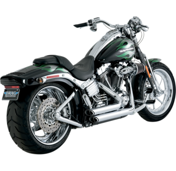 Vance & Hines Shortshots Staggered uitlaatsysteem Past op:> 86-11 Softail