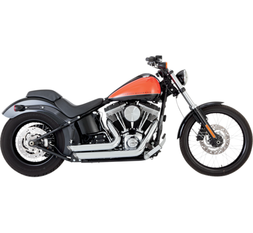 Vance & Hines Shortshots Staggered uitlaatsysteem Past op:> 12-17 Softail