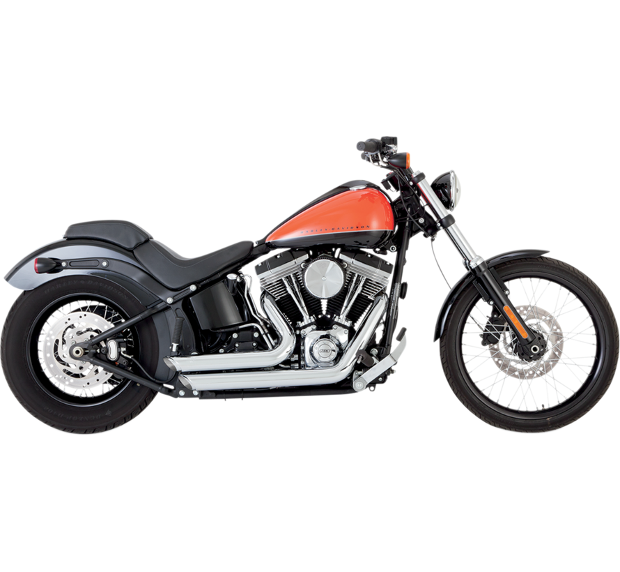 Sistema de escape escalonado Shortshots Compatible con:> 12-17 Softail