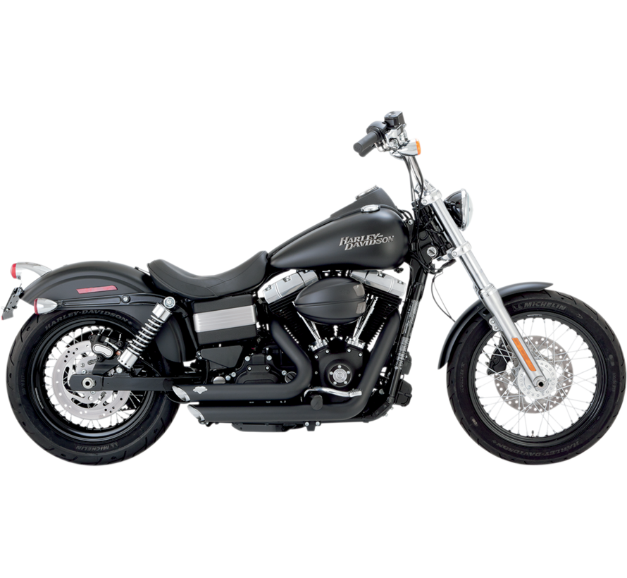 Shortshots Staggered Exhaust System Fits: > 12-17 Dyna