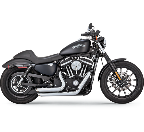 Vance & Hines Shortshots Staggered Exhaust System Fits: > 14-22 XL