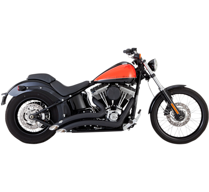 Système d'échappement Big Radius 2:2 Compatible avec : > 86-17 Softail