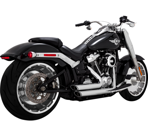 Vance & Hines Short Shot Staggered Exhaust System Fits:> 2018-up Fatboy / King / Breakout