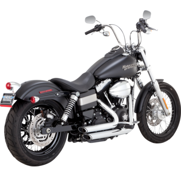 Vance & Hines Short Shot Staggered Exhaust System Fits:> 12-17 Dyna