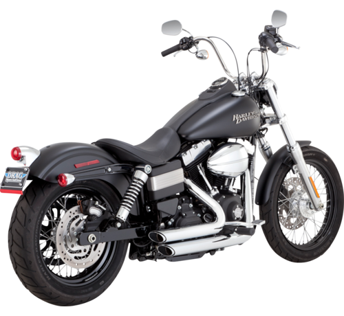 Vance & Hines Short Shot Staggered Exhaust System Fits:> 12-17 Dyna