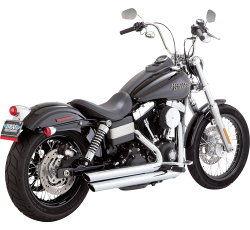 Vance & Hines Big Shots Staggered Exhaust System Fits:> 06-17 Dyna