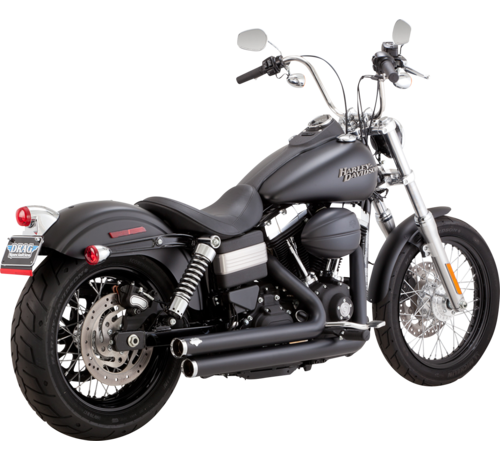 Vance & Hines Big Shots Staggered Exhaust System Fits:> 06-17 Dyna