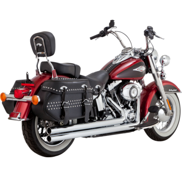 Vance & Hines Big Shots Staggered Exhaust System Fits:> 86-17 softail