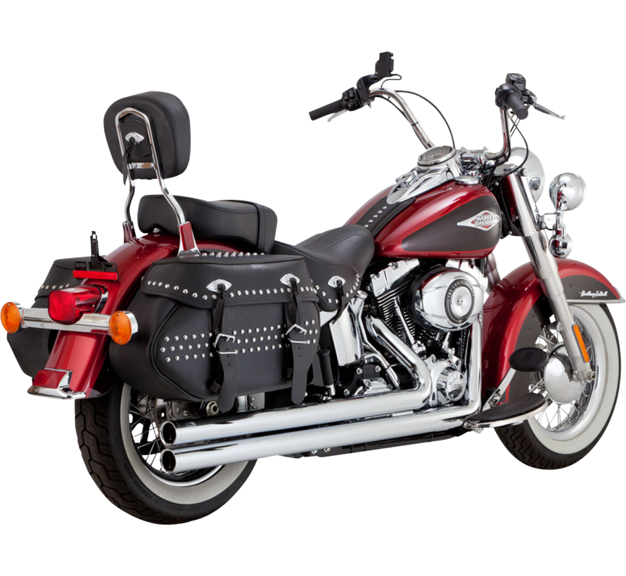Big Shots Staggered Exhaust System Fits:> 86-17 softail