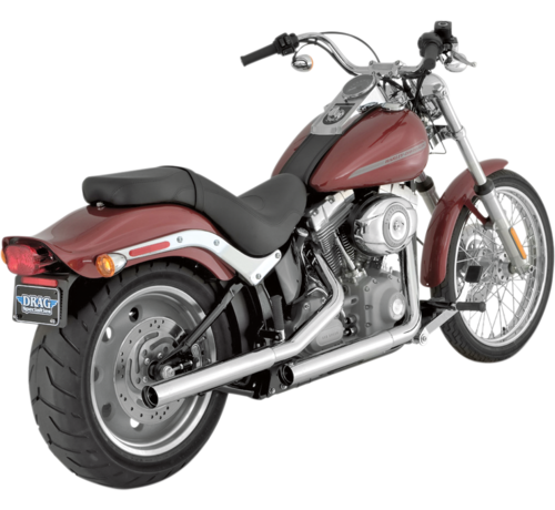 Vance & Hines Straightshots Slip-On Silenciador Compatible con:> 07-17 FLST Softail