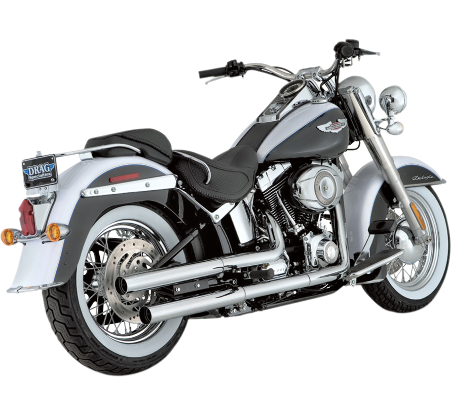 Straightshots Slip-On Muffler Fits:> 07-17 FLSTN Softail