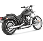 3" Round Twin Slash Slip-On Schalldämpfer Passend für: > 07-17 Softail