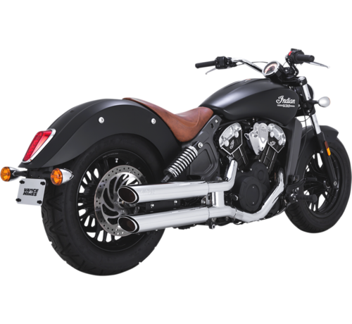 Vance & Hines Twin Slash 3" Slip-Ons Fits:> 15-21 Scout