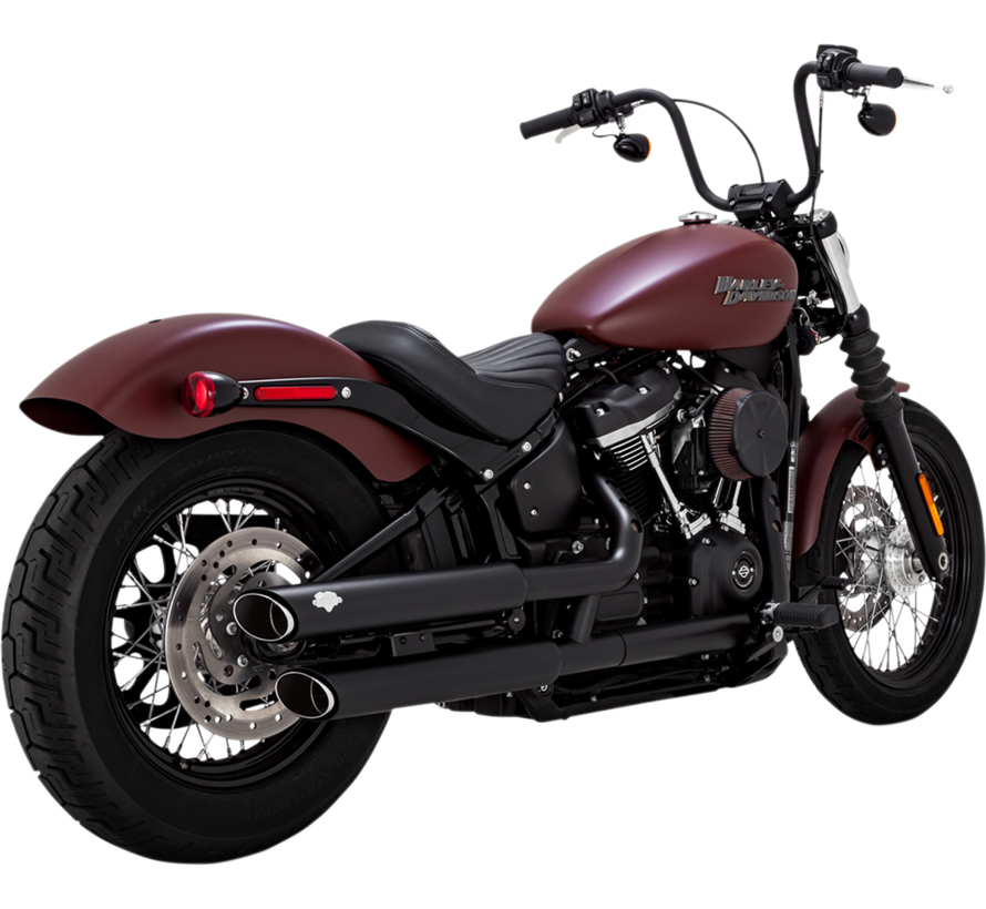 Silenciador deslizante Twin Slash de 3" Para:>18-22 Softail