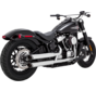 Silenciador deslizante Twin Slash de 3" Para:>18-22 Softail