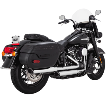 Vance & Hines Silenciadores Twin Slash Slip-On Se adapta a:> 18-22 Softail