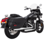 Twin Slash Slip-On Silencieux Compatible avec :> 18-22 Softail