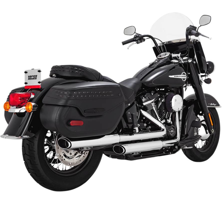 Twin Slash Slip-On Silencieux Compatible avec :> 18-22 Softail