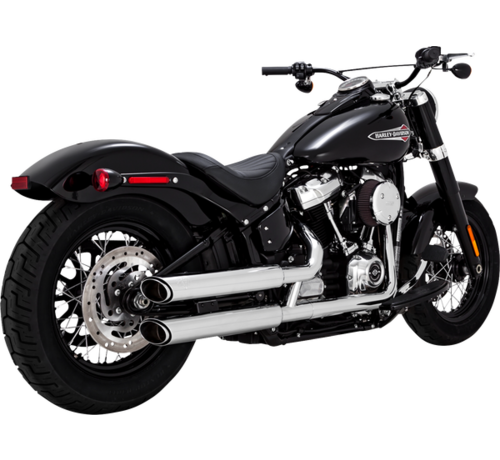 Vance & Hines Silencieux à enfiler Twin Slash de 7 6 cm pour :> 18-22 Softail