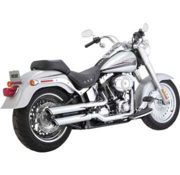 Vance & Hines 3" Twin Slash slip-on dempers Past op:> 07-17 FLSTF Softail Fatboy