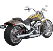 Vance & Hines 3" Twin Slash Slip-On Mufflers Fits:> 07-17 Softail Standard/ Heritage