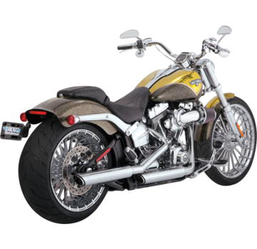 Vance & Hines 3" Twin Slash slip-on dempers Past op: > 07-17 Softail Standard/ Heritage