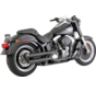 3" Twin Slash Slip-On Schalldämpfer Passend für: > 07-17 FLSTF Softail Fatboy