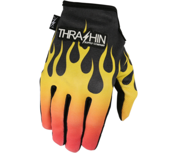 Thrashin supply co. Stealth Gloves flame