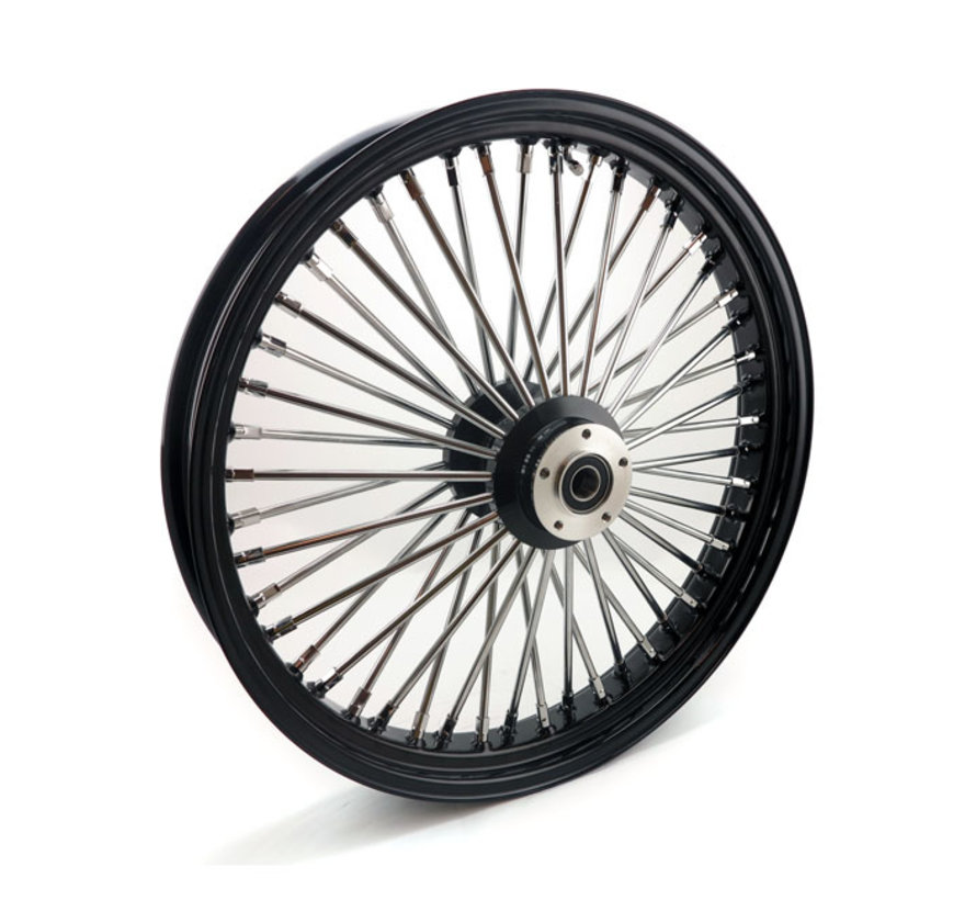 Radial 48 fat spoke front wheel 3.50 x 23 Dual Flange Fit:> Custom motorcycles