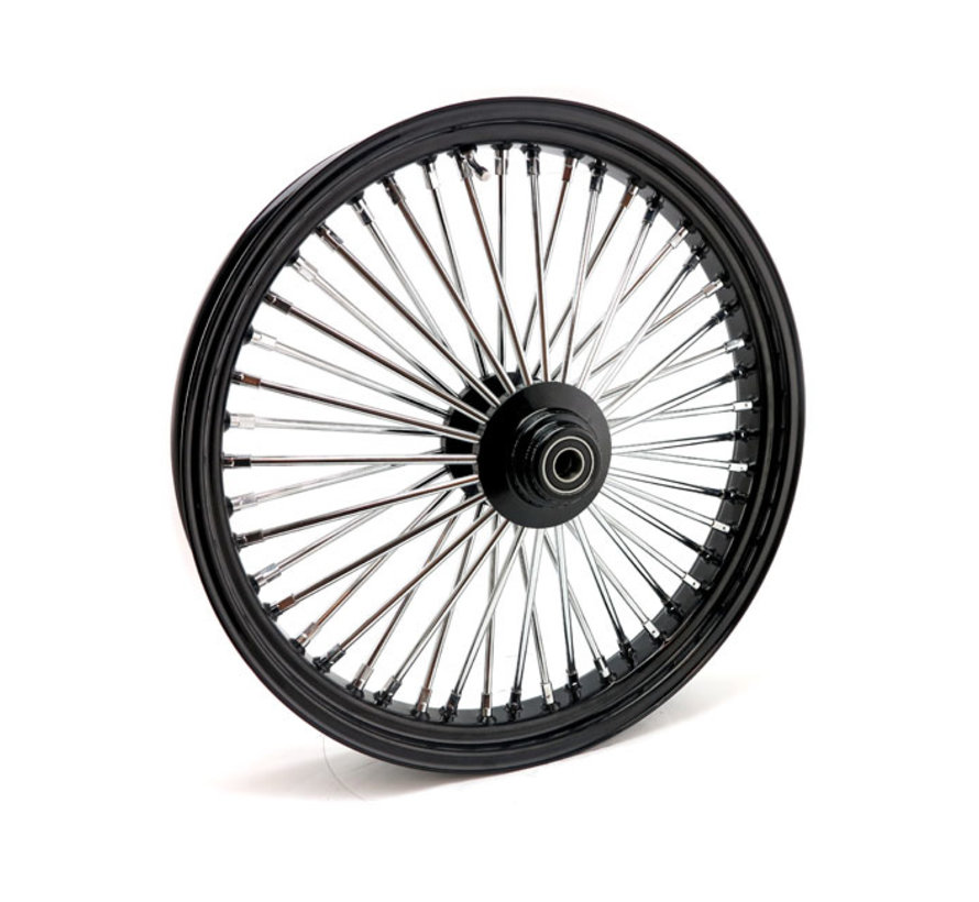 Radial 48 fat spoke front wheel 3.50 x 23 single Flange Fit:> Custom motorcycles