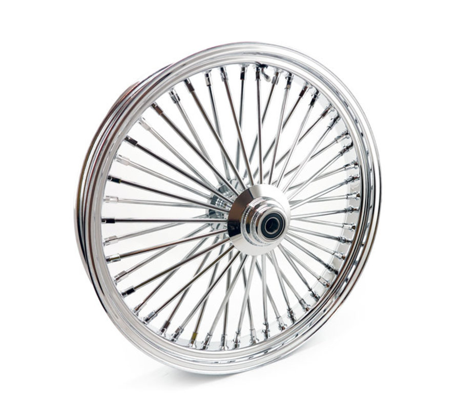 Radial 48 fat spoke front wheel 3.50 x 23 single Flange Fit:> Custom motorcycles