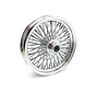 48 fat spoke front wheel 3.50 x 16 inch  Single flange  Fit:> Custom motorcycles