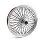 48 fat spoke front wheel 3.50 x 18 inch  Single flange  Fit:> Custom motorcycles