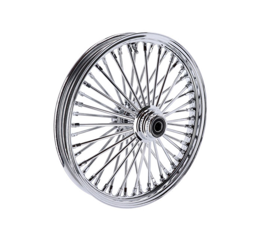 48 fat spoke front wheel 3.50 x 19 inch  Single flange  Fit:> Custom motorcycles