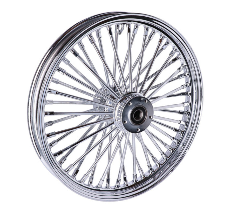 48 fat spoke front wheel 3.50 x 19 inch  Dual flange  Fit:> Custom motorcycles