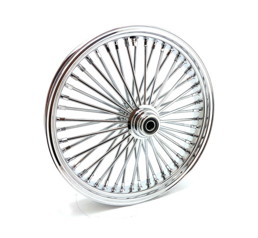 48 fat spoke front wheel 3.50 x 21 Single Flange Fit:> Custom motorcycles