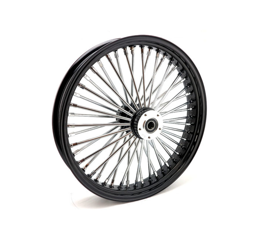 48 fat spoke front wheel 3.50 x 21 Dual Flange Fit:> Custom motorcycles