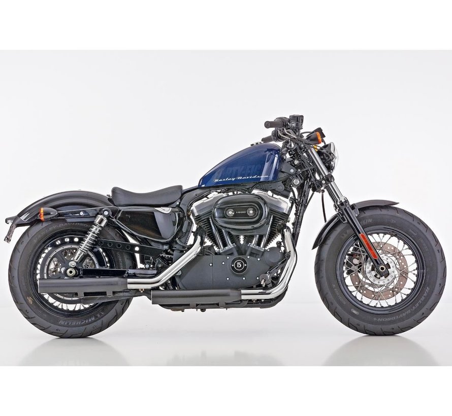 Silenciador deslizante de alto rendimiento Negro Compatible con:> Softail M8 - Copy