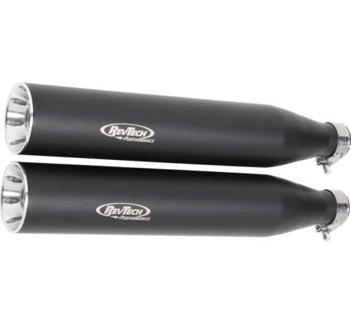 RevTech Performance Slip-On Muffler Black Fits:> 06-16 Dyna